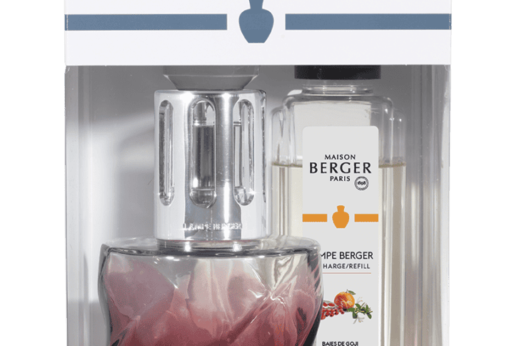 Lampe Berger - Cofanetto SPIRALE GRENAT + 250ml Bacche di Goji