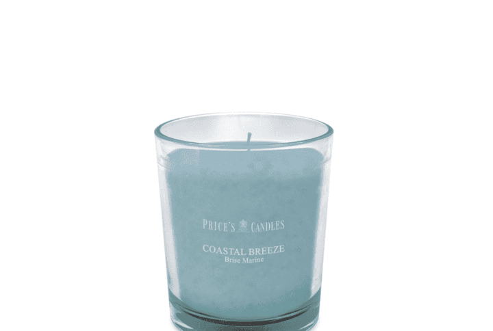 Coastal Breeze bicchiere Price's Candles Vivaio Segantini Green Passion Profumeria ambiente