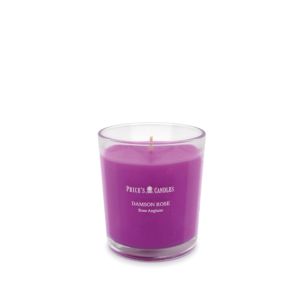 Damson Rose bicchiere Price's Candles Vivaio Segantini Green Passion Profumeria ambiente