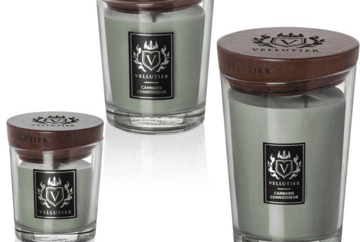 Candela profumata Vellutier Cannabis Conossieur