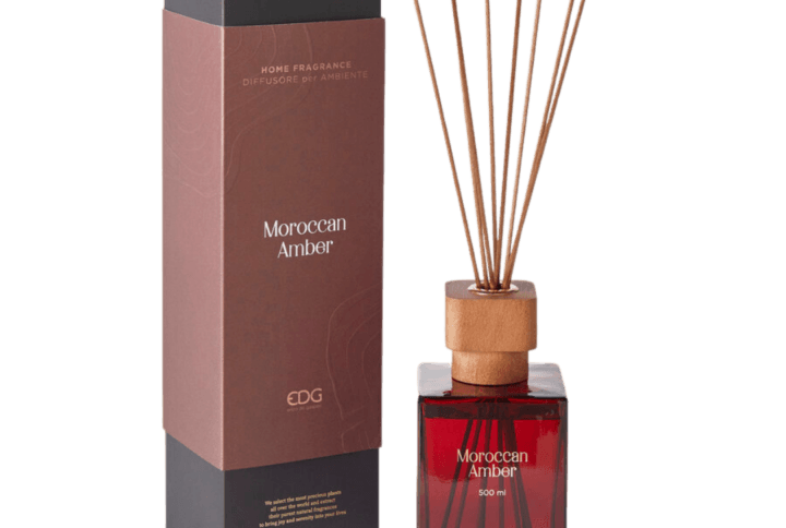 EDG Profumatore a bastoncini Tappo in Legno Moroccan Amber 500 ml