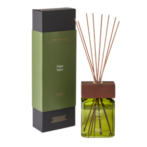 EDG Profumatore a bastoncini Tappo in Legno Pepe Nero 300 ml